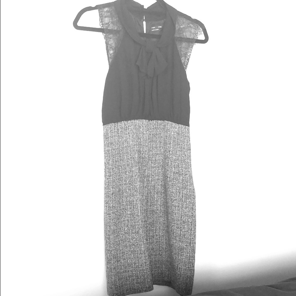 Lace and tweed day to night dress!